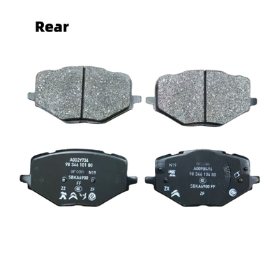 Automotive Brake Pads YL01520980 YL01599480 Peugeot 2008 Citroen Spare Parts