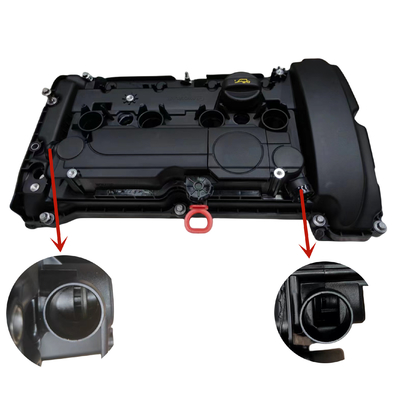 Auto Parts 1.6T Cylinder Head Cover Two Valves For 2008 3008 308S 308CC 308SW 508 RCZ C3XR C4 C4L C5 OE 9805712480 9807146180