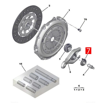 9676898980 Clutch Fork Bushing For Peugeot 3008 307 308 408 508 Citroen C3XR C4L C4SHIJIA C5 SHIJIA